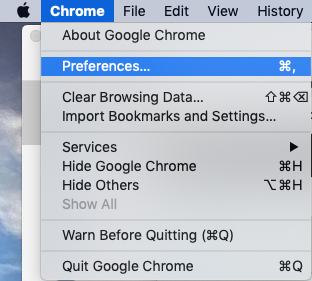 quit chrome for mac